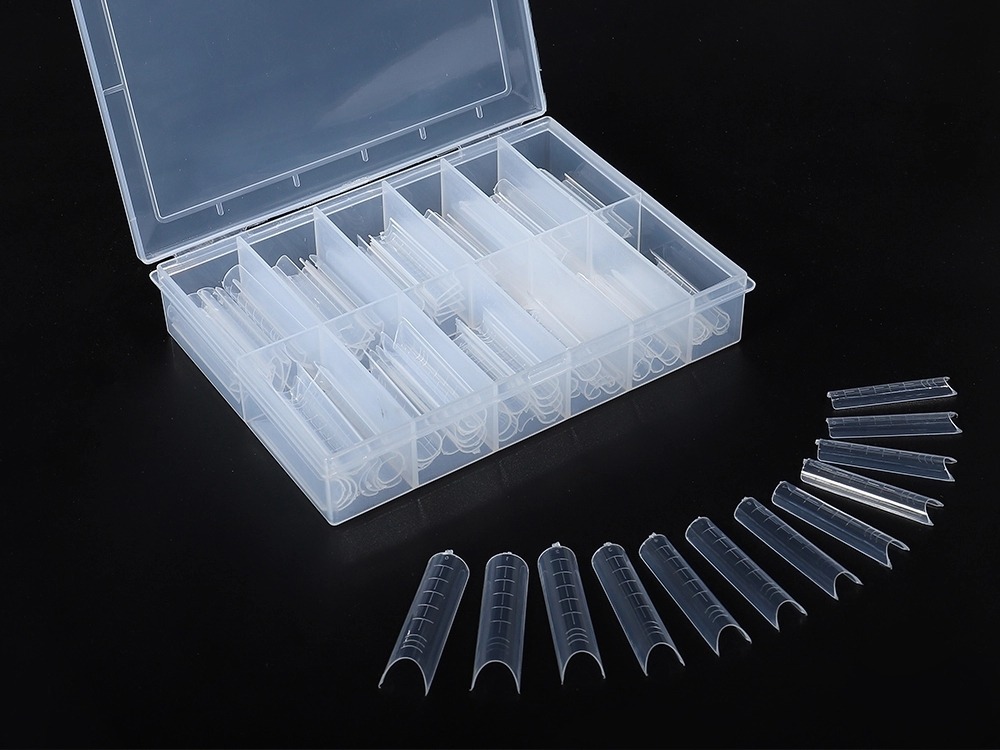 Capsulas curvatura C en caja organizadora de 10 divisiones