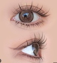 extensiones de/para pestañas Nagaraku parpado inferior mix