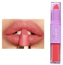 labial liquido + labial en barra 2 en 1 Duo Mood Ruby Rose