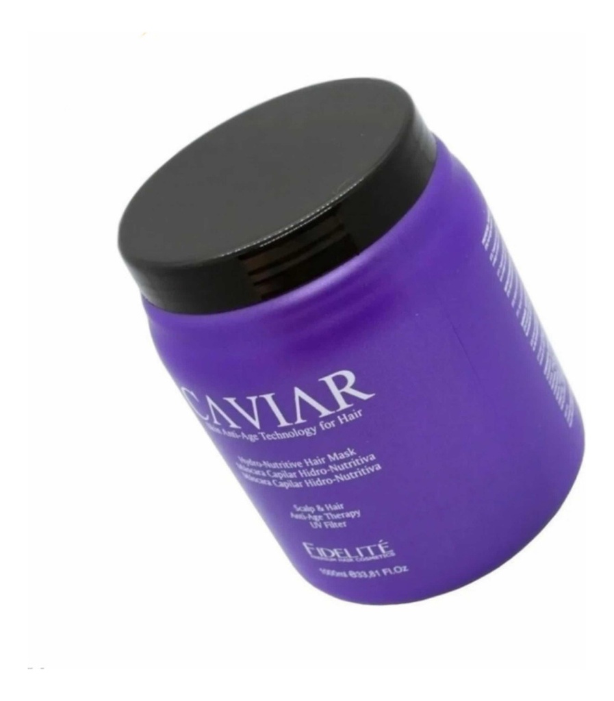 Mascara Capilar Hidro-Nutritiva Caviar UV Filter 1000ml Fidelite
