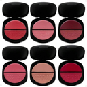 paletas de rubores en crema + rubores en polvo Obsidian Gemini Ruby Rose 