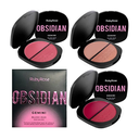 paletas de rubores en crema + rubores en polvo Obsidian Gemini Ruby Rose 