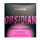 polvos compactos Crystal Powder Obsidian Ruby Rose