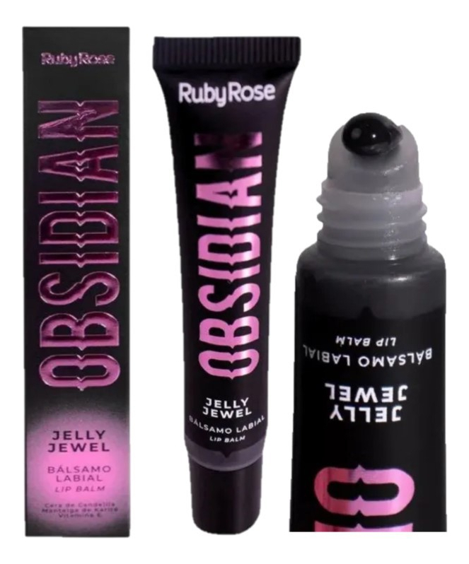 bálsamo labial lip balm Jelly Jewel Obsidian Ruby Rose