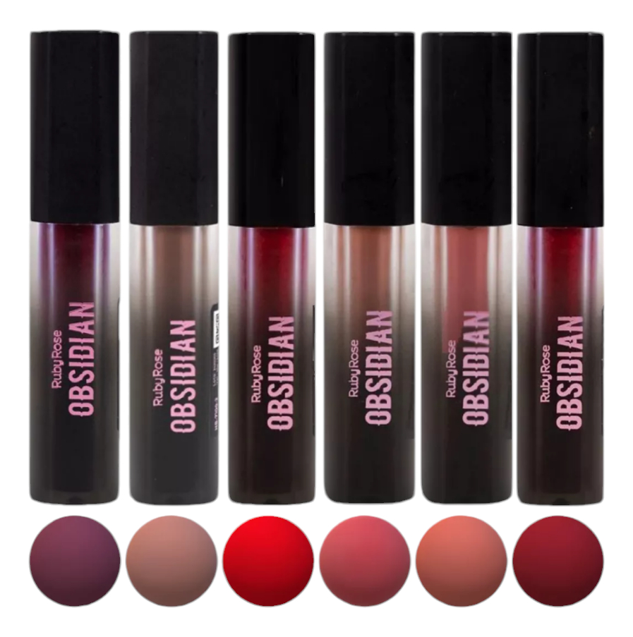 labiales liquidos acabado matte Creme Lip Obsidian Ruby Rose