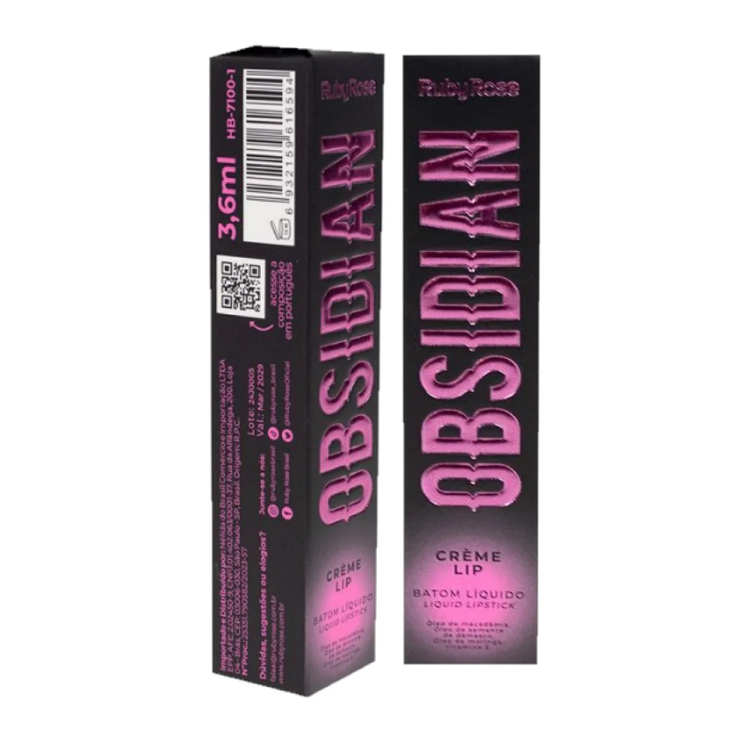 labiales liquidos acabado matte Creme Lip Obsidian Ruby Rose