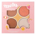 paletas de rubores e iluminadores Melu by Ruby Rose 
