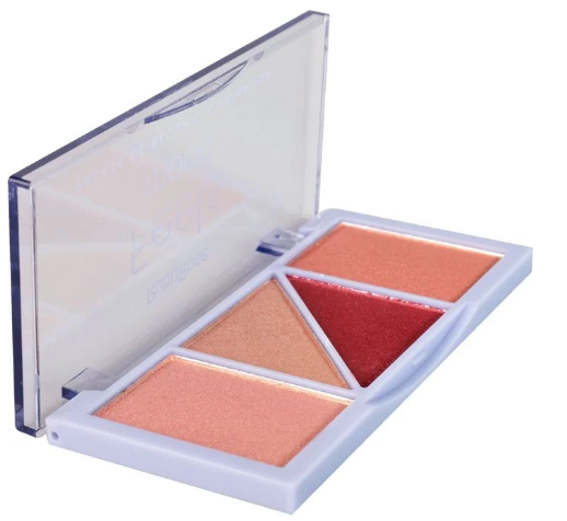 paletas de rubores e iluminadores Feels Ruby Rose