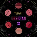 paletas de rubores en crema + rubores en polvo Obsidian Gemini Ruby Rose 