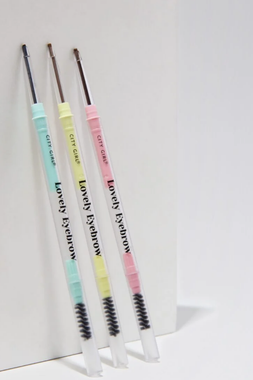 lapices retractiles + cepillos de/para cejas
