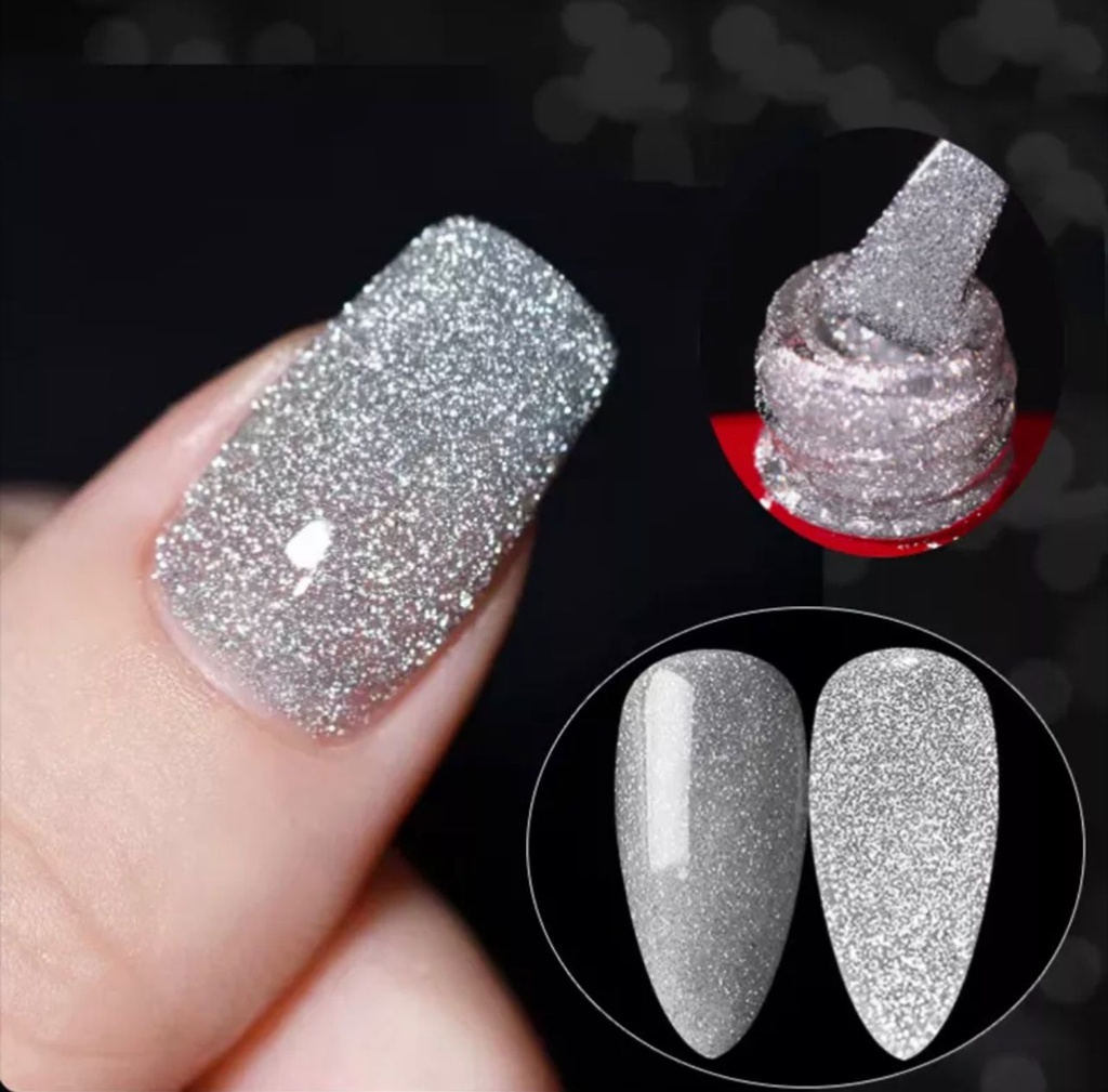 (SUE072) ESMALTE SEMIPERMANENTE CHARM LIMIT REFLECTIVO LASER DRILL___ pack x12