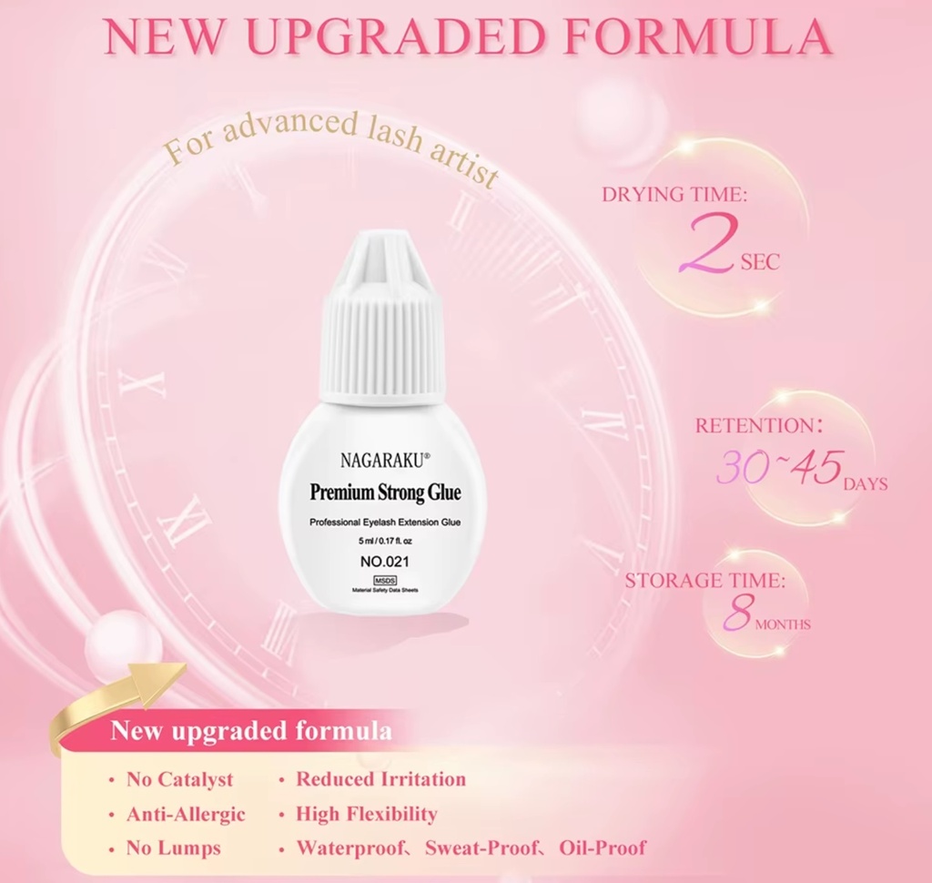 Adhesivo pegamento de pestañas Strong Glue 003 5ml – Nagaraku