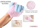 guante exfoliante colores