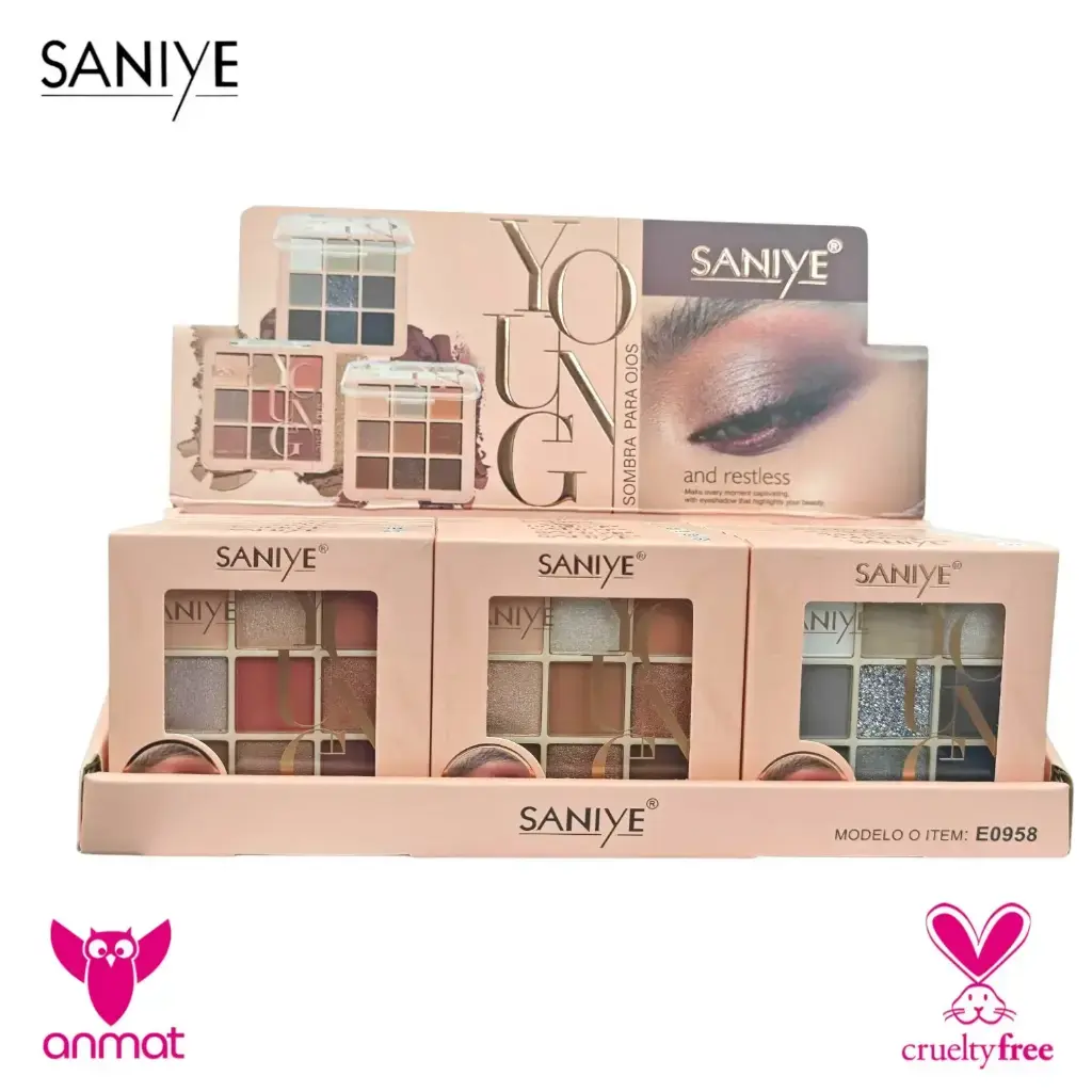 [SSY-E0958-C] paletas de sombras para ojos Young Saniye (Caja X24).webp