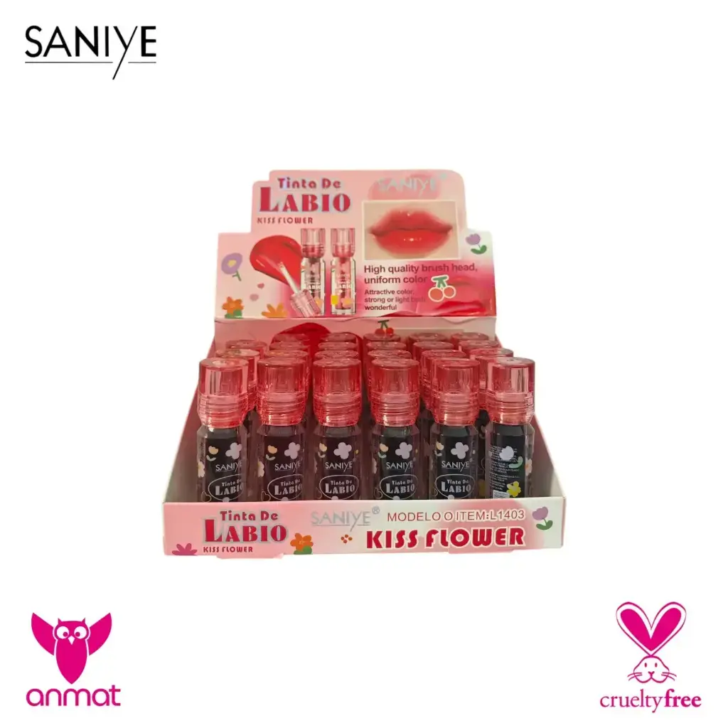 [SSY-L1403-C] Tintas Labiales flores SANIYE   (Caja X24).webp