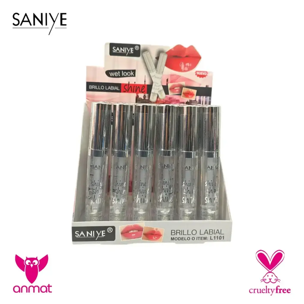 [SSY-L1101-C] brillos labiales Shine SANIYE (Caja X24).webp