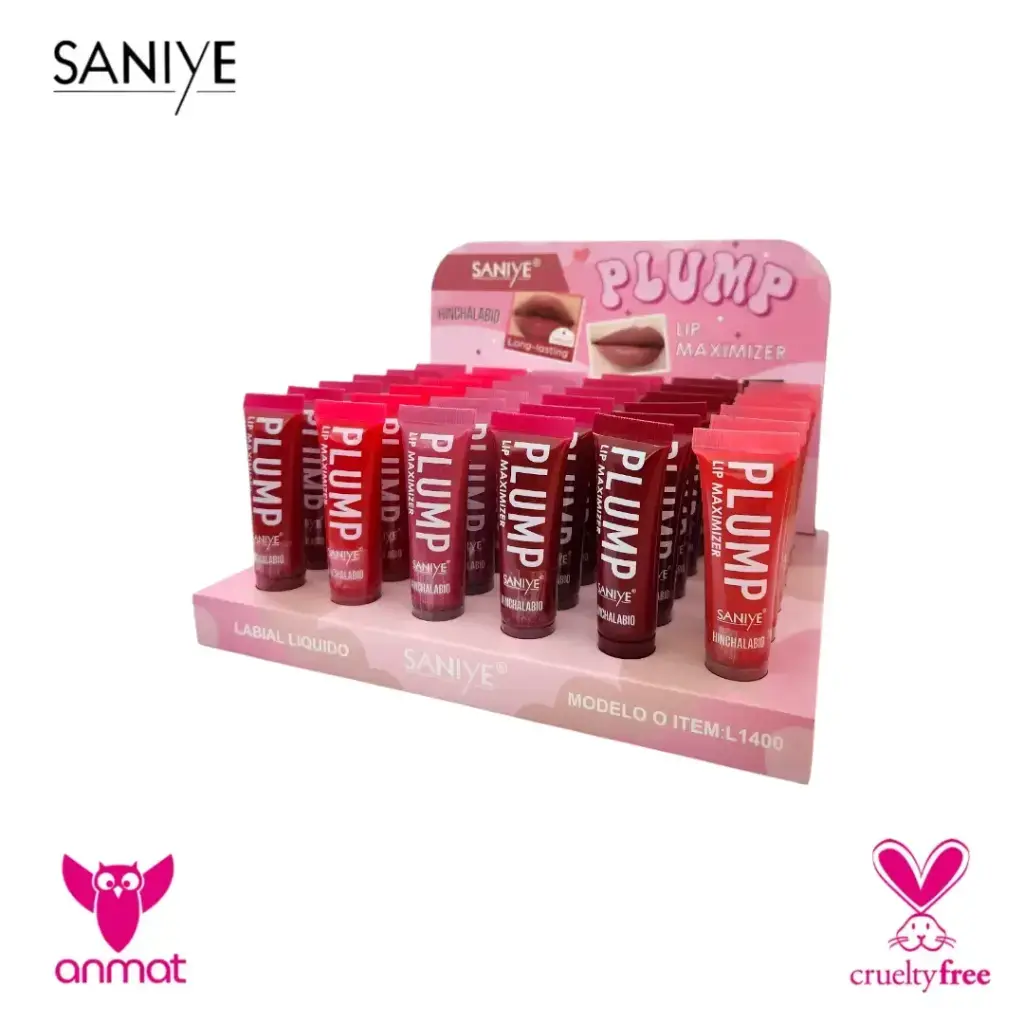 [SSY-L1400-C] labial líquido Plump SANIYE (Caja X24).webp