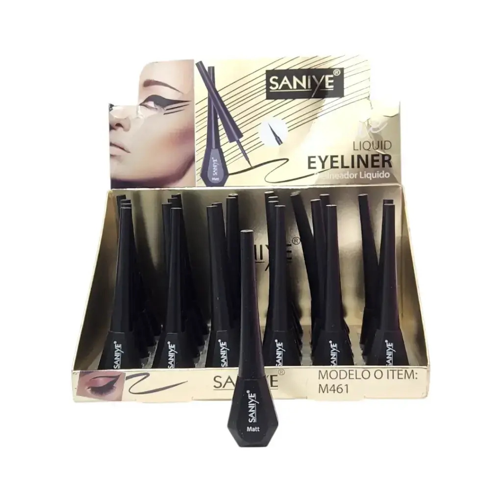 [SSY-461-C] delineador líquido Matte SANIYE (Caja X24).webp
