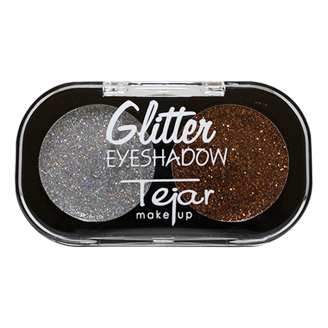 (SMTE4149) SOMBRA GLITTER  EYESHADOW 2 COLORES 8G TEJAR ___ Pack X6