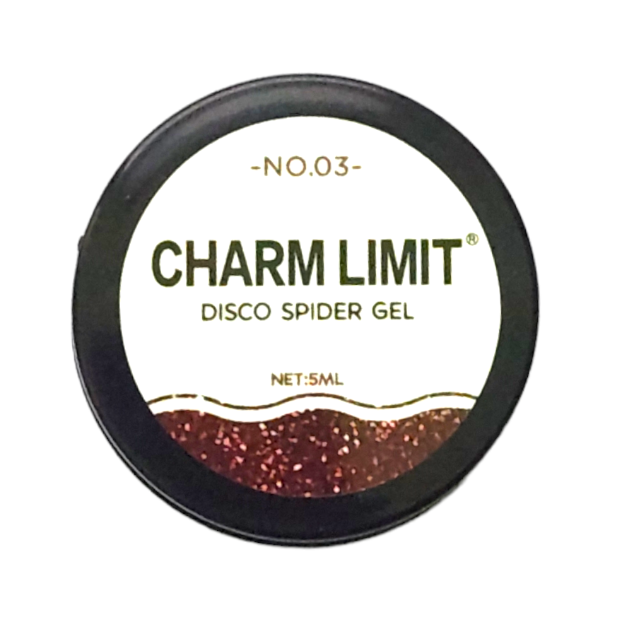 (SX-2187) disco gel Charm Limit Spider Girl ___ PACK X12