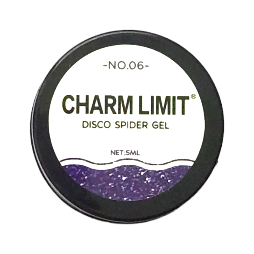 (SX-2187) disco gel Charm Limit Spider Girl ___ PACK X12