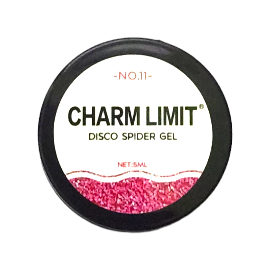(SX-2187) disco gel Charm Limit Spider Girl ___ PACK X12