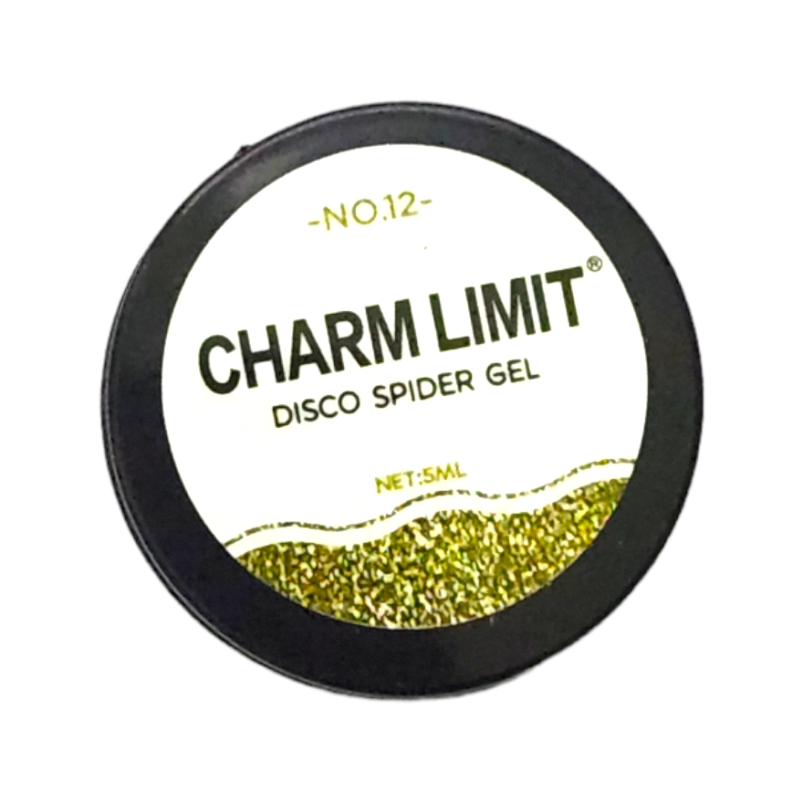 (SX-2187) disco gel Charm Limit Spider Girl ___ PACK X12