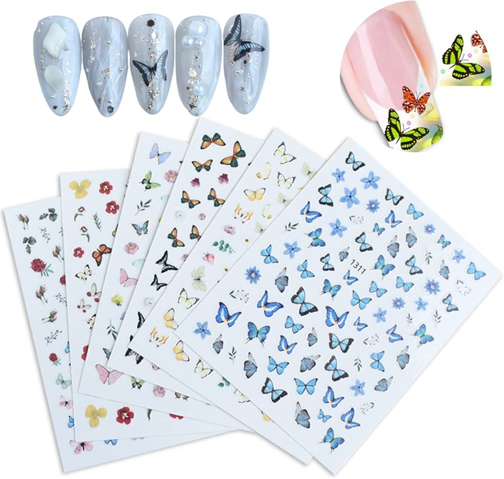 Sticker de  Mariposa Nails Art