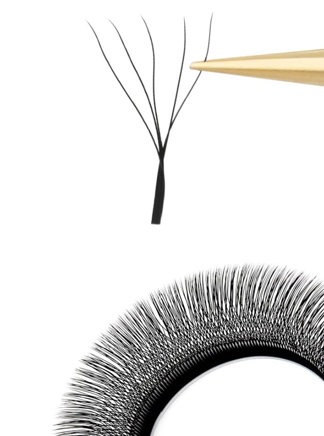 extensiones de/para pestañas  Nagaraku original mix tecnologicas  5D W  