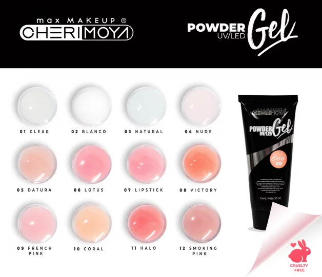 (CH005) powder gel uv/led 50ml Cherimoya ___ PACK X6