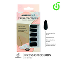 (BH001204) set X24 pcs press on uñas Cherimoya ___ PACK X12