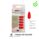 (BH001204) set X24 pcs press on uñas Cherimoya ___ PACK X12