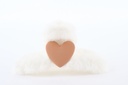 Gancho Para Cabello Peludo Con Corazon- City Girl