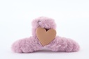 Gancho Para Cabello Peludo Con Corazon- City Girl
