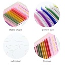 (SNK09) pestañas Nagaraku pelo por pelo clasicas color ___ PACK X2