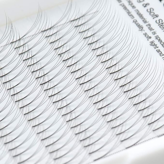 (SNK12-3D) extensiones pestañas Nagaraku 3D abanico ___ PACK X2