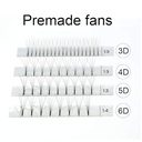 (SPNK12-5D) extensiones pestañas Nagaraku D mix abanico 5D ___ PACK X2