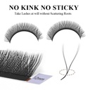 (SNK13) extensiones pestañas Nagaraku D tecnologicas "YY" volumen mix 8-12mm ___ PACK X2