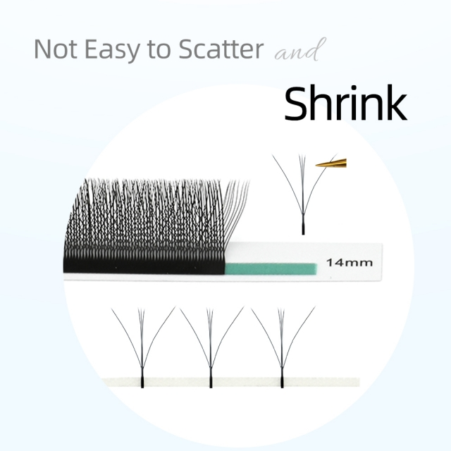 (SNK23) extensiones para pestañas Nagaraku tecnologicas mix 3D W premium ___ PACK X2