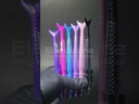(SMCS3499) delineador de ojos fibra forma sirena ___ PACK X3