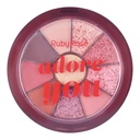 (SRR-HB1075) sombras para ojos Ruby Rose ___ PACK X3