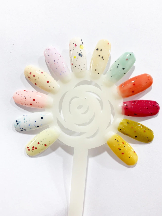 (SUE090) esmalte Charm Limit gel de yogurt ___ PACK X12