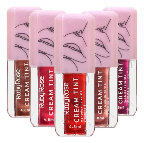 (SRR-HB8233) tinte labial en crema Ruby Rose