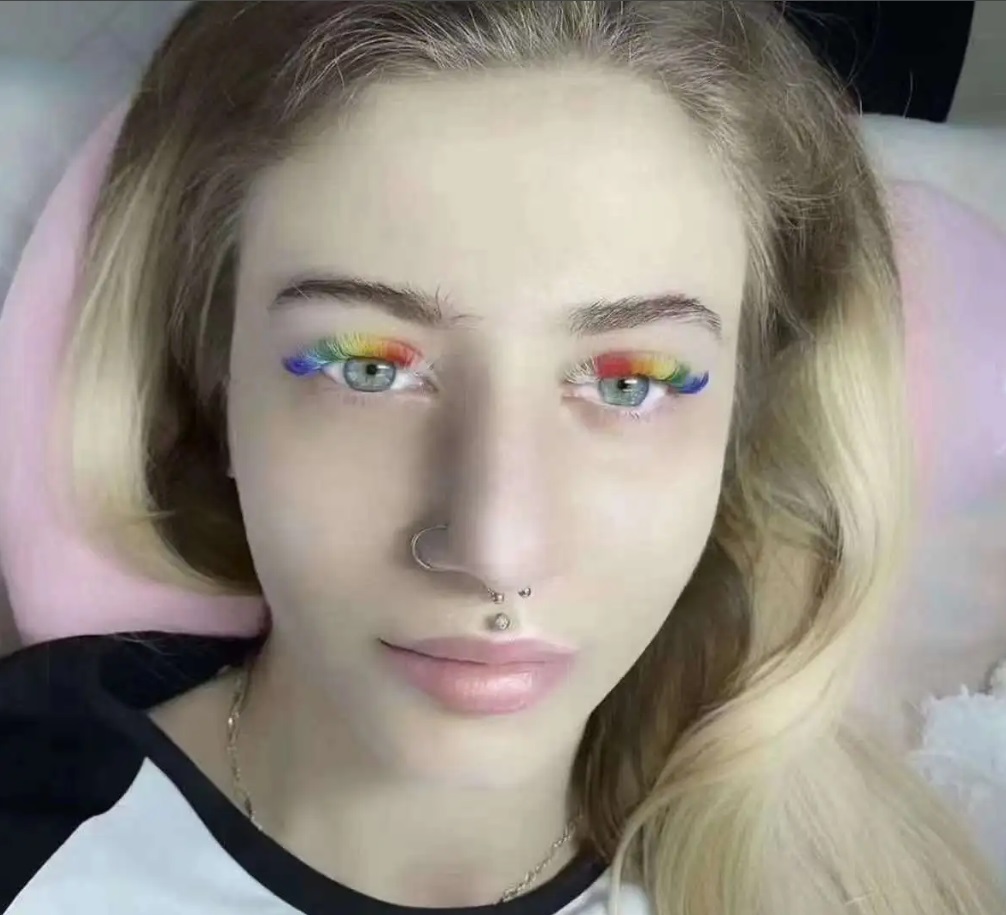 (SNK17) extensiones para pestañas Nagaraku D pelo por pelo clasicas color mix 7-15mm  