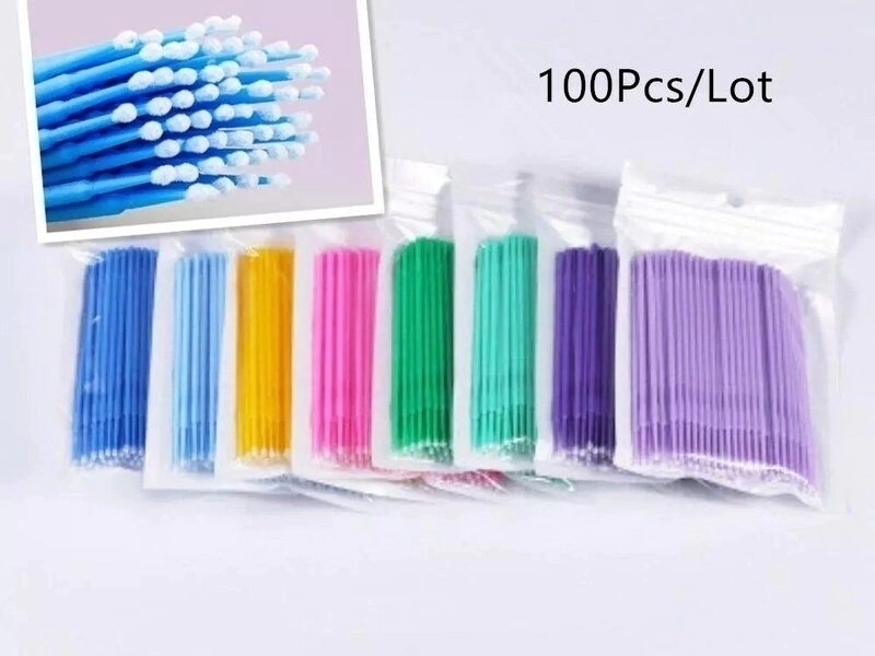 Micro Hisopos p/pestaña en bolsa (QJB) 