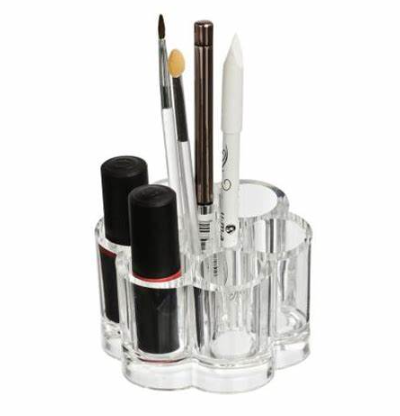 Organizador de acrilico forma de flor 