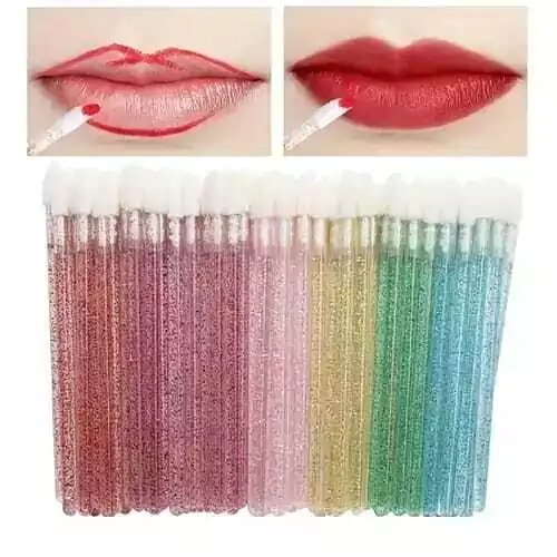 Pincel para labios c/glitter x50 descartables