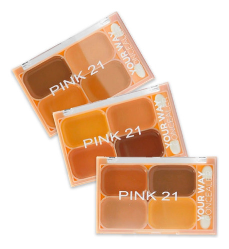 paleta de correctores cremosos Your Way Pink 21