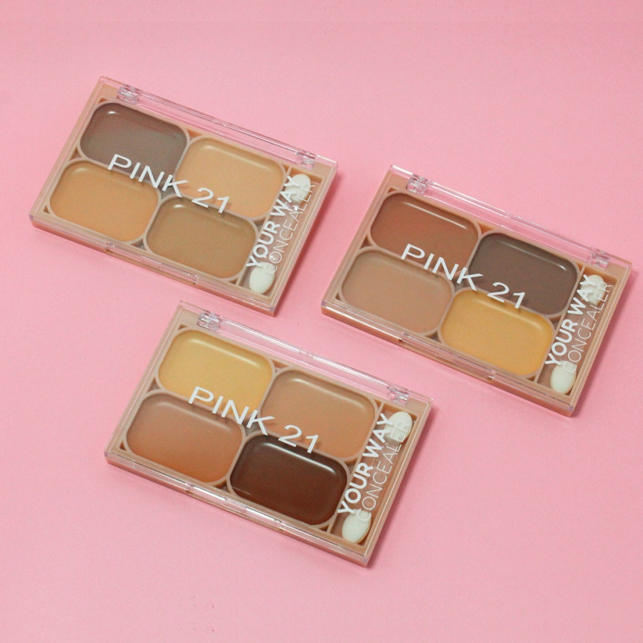paleta de correctores cremosos Your Way Pink 21