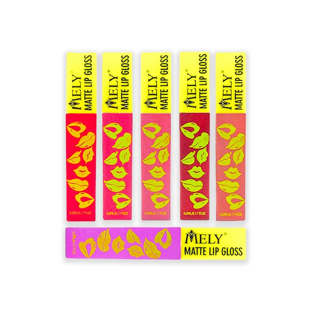Labial liquido matte nxt gen lips MELY___ CAJA X24PCS 